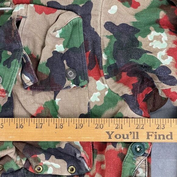 Swiss Army Coat Alpenflage Camouflage M70 Heavy Combat Field Jacket Hooded 46 - Picture 13 of 14